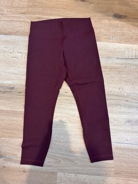 lululemon athletica Women’s Deep Burgundy High-Rise Leggings
